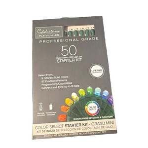 Celebrations Platinum LED 50 Color Select Starter Kit - Grand Mini, Professional